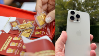Giá vàng hôm nay tối 13/7 lao dốc cả triệu đồng, chênh lệch mua bán bị nới rộng, giá iPhone 15 Pro Max có rẻ