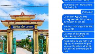 Thêm điểm thi ở Quảng Trị bị tố tiêu cực: Có hay không chuyện 'giám thị làm bài'?
