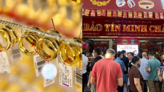 Giá vàng hôm nay chốt phiên 15/7: Vàng SJC vàng nhẫn 9999 vọt tăng hiếm có, khách đổ xô đi chốt lời