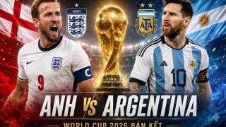 Dự đoán kết quả, tỷ số Anh vs Argentina - World Cup 2026: Siêu máy tính nhận định bóng đá hôm nay 15/7
