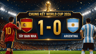 Messi đã nói gì về việc Tây Ban Nha chiến thắng Argentina trong trận chung kết World Cup 2026 với tỉ số 1-0
