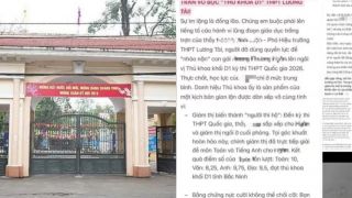 Nghi vấn Phó Hiệu trưởng can thiệp thi cử cho con thành thủ khoa khối D01: Người trong cuộc lên tiếng