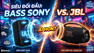 Loa Bluetooth Sony 2026 - Dải bass mới có đủ sức 'đập tan' tiếng ồn và đè bẹp loa JBL?