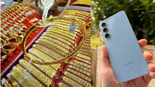 Giá vàng hôm nay trưa 24/7: Vàng SJC giảm 10 triệu đồng, vàng 9999 tăng sốc, giá Samsung S24 FE có rẻ?