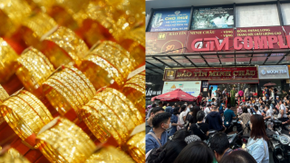 Bảng giá vàng hôm nay 28/7: Vàng SJC nhẫn 9999 'quay xe' giảm, người dân chen kín cửa hàng bán tháo