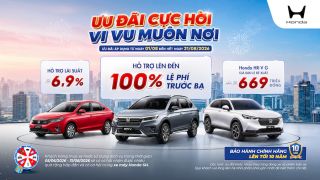 Honda tung ưu đãi cực hời cho khách mua xe trong tháng 8: Tặng 100% lệ phí trước bạ khi mua Honda City