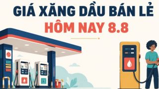 Cập nhật giá xăng dầu hôm nay 8/8 (chiều 8/8): 2 loại dầu lao dốc? xăng E5 và xăng E10 bao nhiêu?