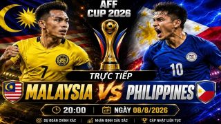 VTV trực tiếp bóng đá Malaysia vs Philippines - Link xem trực tiếp AFF Cup 2026 hôm nay 8/8 trên VTV7