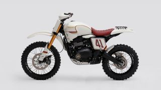 Tamarit biến Triumph Scrambler 400 XC thành chiến binh enduro Miura