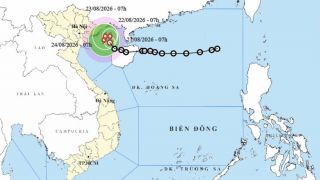 Tin áp thấp nhiệt đới: Sắp mạnh thành bão số 4, cập nhật hướng di chuyển mới nhất