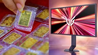 Giá vàng ngày 25/8: Lập đỉnh mới 155 triệu đồng/lượng, LG ra mắt màn hình gaming 1000Hz giá có rẻ?