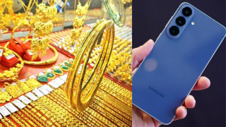 Giá vàng hôm nay trưa 28/8 rơi khỏi mốc 150 triệu sau nhiều ngày giằng co, giá Samsung S26 FE bao nhiêu?
