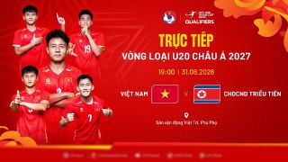 Link xem trực tiếp bóng đá Việt Nam vs Triều Tiên 19h ngày 31/8 - VTV trực tiếp vòng loại U20 châu Á?