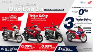 Honda tung loạt ưu đãi cho các mẫu xe máy mùa tựu trường