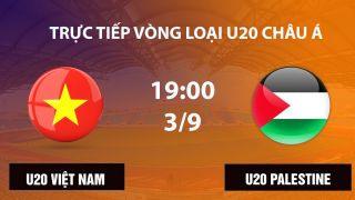 Link xem TRỰC TIẾP bóng đá U20 Việt Nam vs U20 Palestine hôm nay 3/9 - TV360, VFF trực tiếp VL U20 châu Á 2027