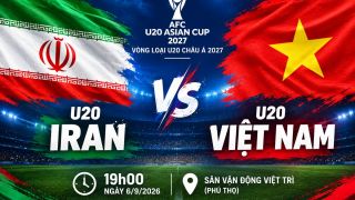 TV360 trực tiếp bóng đá U20 Việt Nam vs U20 Iran - Link xem trực tiếp Vòng loại U20 châu Á 2027