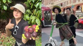 Diễn viên Thúy Nga ngã nhào giữa phố Mỹ, nguyên nhân khiến nhiều người bất ngờ