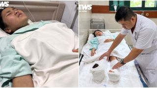 Cô giáo ở Nghệ An lao mình cứu bé 2 tuổi, bị xe tải cán nát hai chân, đối mặt nguy cơ mất chân, 2 con nhỏ vẫn chờ mẹ về