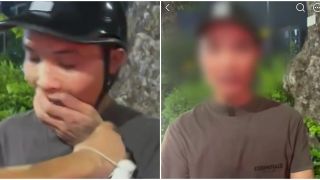 Kiểm tra nồng độ cồn, CSGT phát hiện thứ nguy hiểm giấu trong miệng của nam thanh niên 