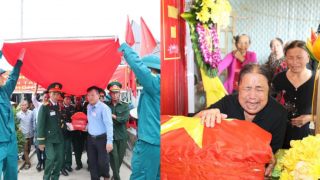Người vợ 72 tuổi nghẹn ngào đón hài cốt chồng liệt sĩ trở về sau 48 năm chờ đợi trong nước mắt