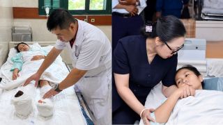 Hoàn cảnh đáng thương của cô giáo mầm non cứu học sinh bị xe tải cán, Bộ GD-ĐT đã đến thăm hỏi