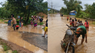 Mưa lớn gây cảnh tượng chưa từng thấy ở Lâm Đồng: Nước ngập 1 mét, 1.000 học sinh phải tạm nghỉ học
