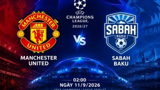 TRỰC TIẾP bóng đá Man United vs Sabah -  Link xem trực tiếp UEFA Champions League hôm nay 11/9