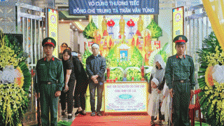 Bộ trưởng Bộ Quốc phòng truy thăng quân hàm cho Thiếu tá hy sinh khi cứu người trên sông Trà Lý