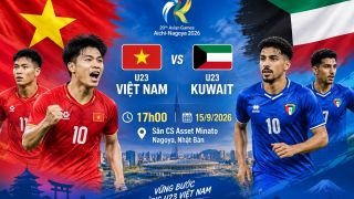 TRỰC TIẾP bóng đá U23 Việt Nam vs U23 Kuwait - Link xem trực tiếp bóng đá nam ASIAD 2026 trên VTV6