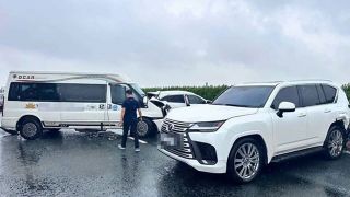 Xe Lexus có dấu hiệu tội phạm trước vụ chặn đầu xe, gây tai nạn liên hoàn trên Cao tốc Pháp Vân - Cầu Giẽ - Ninh Bình