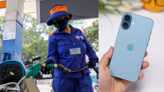 Giá xăng dầu hôm nay tối 16/9 tăng đồng loạt, dự báo mai tăng tới 3.000 đồng/lít, iPhone 16 Plus giá có giảm? 