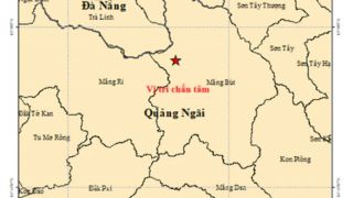 4 trận động đất liên tiếp ở Quảng Ngãi và Đà Nẵng rạng sáng hôm nay 21/9, mạnh nhất lên đến 3 độ