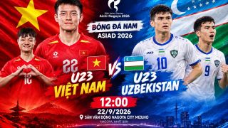VTV trực tiếp bóng đá U23 Việt Nam vs U23 Uzbekistan - Link xem trực tiếp ASIAD 2026 trên VTV6 và VTVGo