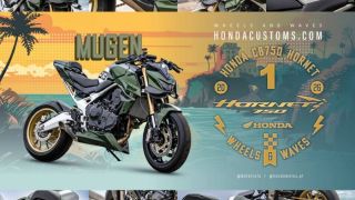 Honda Hornet 750 độ kiểu Mugen thắng lớn, đánh bại loạt đối thủ tại Honda Customs 2026