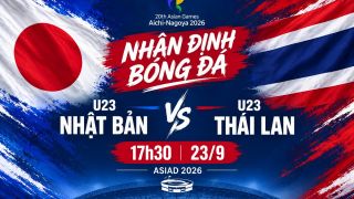 Dự đoán kết quả, tỷ số U23 Nhật Bản vs U23 Thái Lan - Nhận định bóng đá nam ASIAD 2026 hôm nay 23/9