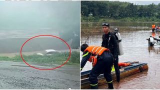 Ô tô nghi bị nước cuốn lênh đênh rồi mất tích ở Đồng Nai, trên xe có người