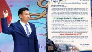 Thầy hiệu trưởng ở TP.HCM nhắn một câu khiến phụ huynh xúc động sau trận mưa ngập