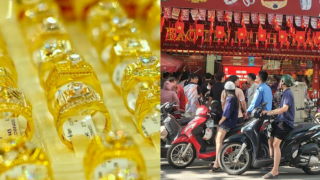 Giá vàng hôm nay 28/9 mới nhất: Vàng SJC và vàng 9999 đí hướng ngược nhau, vàng thế giới 'chạm đáy'