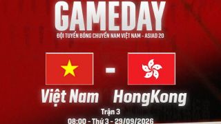 VTV6 VTVGo trực tiếp bóng chuyền Việt Nam vs Hong Kong - Link xem trực tiếp bóng chuyền nam ASIAD 2026