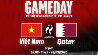 Xem trực tiếp bóng chuyền Việt Nam đấu Qatar ở đâu, kênh nào? VTV trực tiếp ASIAD 2026 hôm nay 28/9