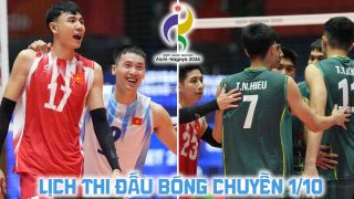 Lịch thi đấu bóng chuyền hôm nay 1/10: Kênh phát sóng tuyển Việt Nam đấu Uzbekistan ở ASIAD 2026