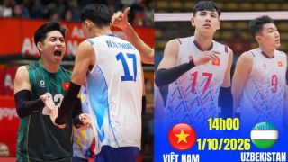 Link xem TRỰC TIẾP bóng chuyền Việt Nam đấu Uzbekistan hôm nay 27/9 - VTV6 phát sóng bóng chuyền ASIAD 2026