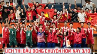 Lịch thi đấu bóng chuyền hôm nay 3/10: Tuyển Việt Nam đấu Đài Loan ở ASIAD 2026 lúc mấy giờ?