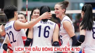 Lịch thi đấu bóng chuyền hôm nay 4/10: Hà Nội Tasco đấu với BCTT BĐ19 ở giải VĐQG Việt Nam khi nào?
