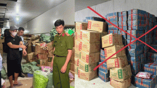 Hà Nội: Phát hiện gần 20 tấn bánh, kẹo, nước uống thu mua, đóng gói tại Việt Nam giả xuất xứ nước ngoài
