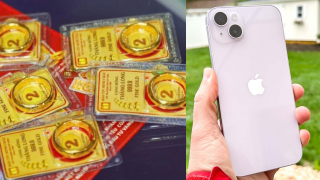 Giá vàng hôm nay trưa 9/10 hồi phục, vàng SJC tăng tới 800.000 đồng, giá iPhone 14 rẻ như cho