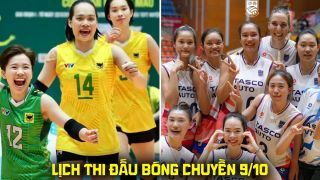 Lịch thi đấu bóng chuyền hôm nay 9/10: Hà Nội Tasco đấu VTV Bình Điền Long An ở giải VĐQG khi nào?