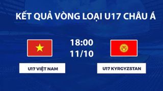 Kết quả bóng đá U17 Việt Nam vs U17 Kyrgyzstan hôm nay 11/10 -VL U17 châu Á 2027: Rượt đuổi kịch tính