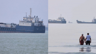 Một tàu chở dầu đi qua eo biển Hormuz bị trúng thủy lôi và phát nổ