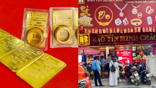 Bảng giá vàng hôm nay 13/10: Vàng SJC và vàng 9999 giảm sâu hiếm thấy, vàng thế giới 'quay xe' tăng